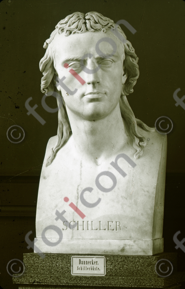 Schillerbüste von Johann Heinrich Dannecker | Schiller bust by Johann Heinrich Dannecker - Foto simon-156-054.jpg | foticon.de - Bilddatenbank für Motive aus Geschichte und Kultur
